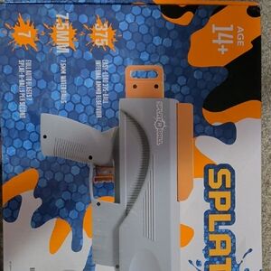 SplatRBall Gray and Orange Water Bead Blaster